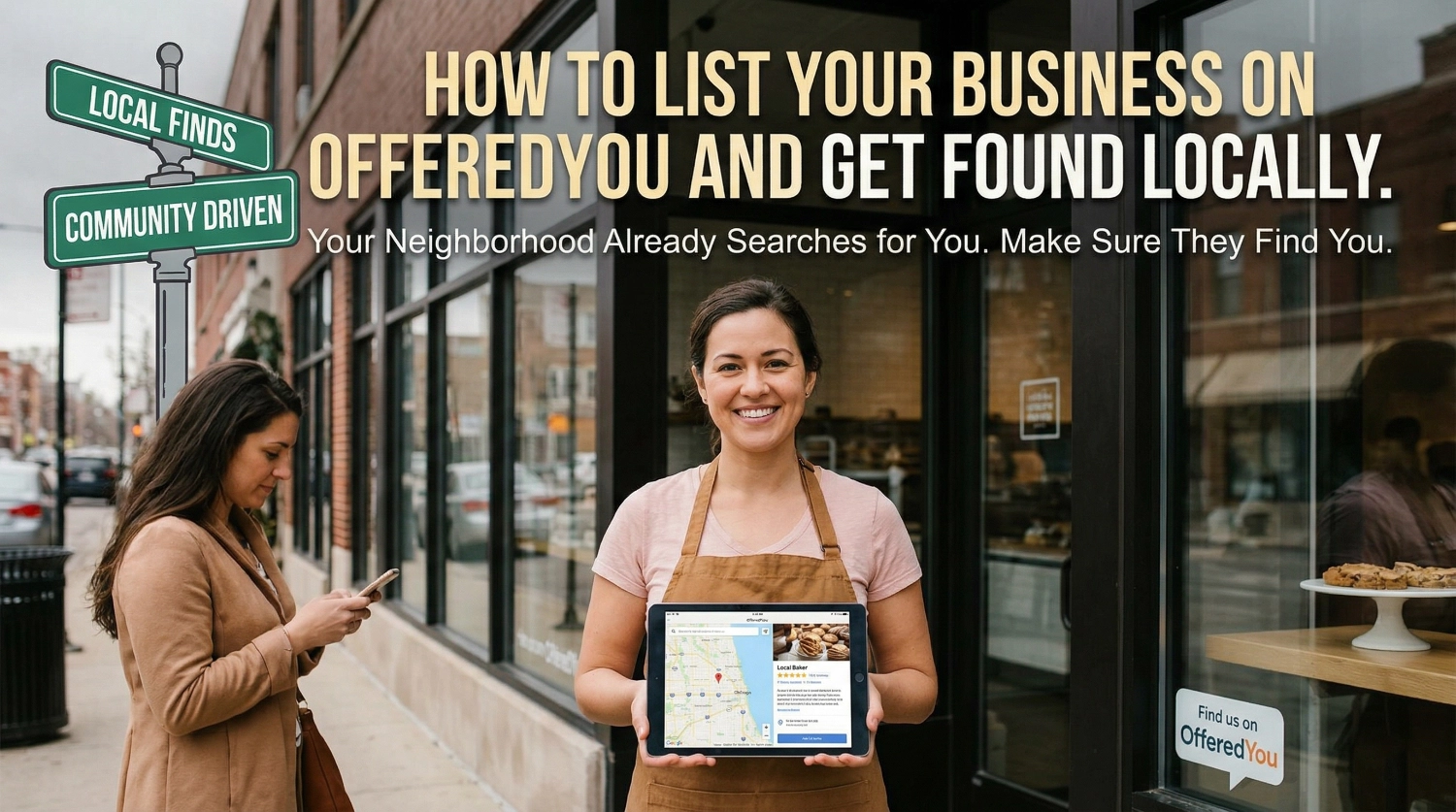 How to List Your Business on OfferedYou and Get Found Locally